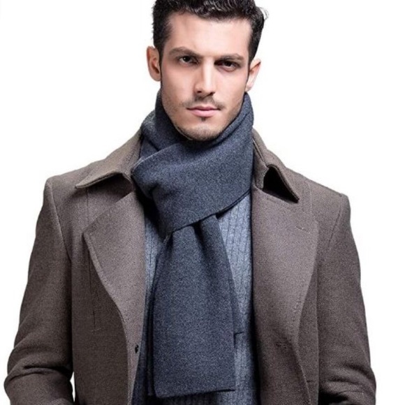 Men's 100% Australian Merino Wool Scarf Knitted